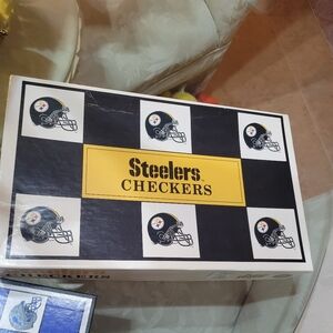 Vintage Pittsburgh Steelers Checker Set